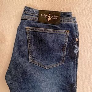 Baby Phat flattering no-waist jeans